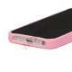 Two-tone Soft Silikone Case iPhone 5 cover - Pink / Sort