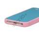 Two-tone Soft Silikone Case iPhone 5 cover - Pink / Baby Blå