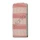 Vandret Stripe Magnetisk Læder Stand Case Wallet til iPhone 5