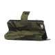 Camouflage Canvas Wallet Case Cover Holder til iPhone 5 - Army Grøn