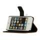 Magnetisk PU Leather Wallet Case Cover med Holder til iPhone 5