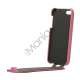 Lodret Slange Skin Læder Flip Case iPhone 5 cover