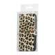 Leopard Magnetisk læder tegnebog Case iPhone 5 cover - Orange