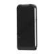 Lodret PU Leather Flip Case iPhone 5 cover - Sort