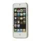 Stilfuld glitrende Powder Læder Coated Hard Case til iPhone 5 - Sort