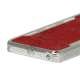 Stilfuld glitrende Powder Læder Coated Hard Case til iPhone 5 - Rød