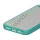 Frosted Plastic & TPU Hybrid Case iPhone 5 cover - Cyan