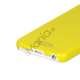 Ultra tynd Blankt Hard Cover Case til iPhone 5 - Gul