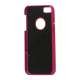 Gummibelagt hård plast Case iPhone 5 cover - Rose