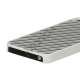 Diagonal Aluminium hård plast Case til iPhone 5 - Sort