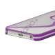 S Formet Gennemsigtig Hard Case iPhone 5 cover - Lilla