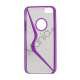 S Formet Gennemsigtig Hard Case iPhone 5 cover - Lilla