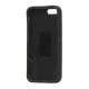 Vacuum Bottle Mønster TPU & Plastic Hybrid Case til iPhone 5 - Sort