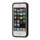 Vacuum Bottle Mønster TPU & Plastic Hybrid Case til iPhone 5 - Sort / Lilla