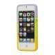 Farvelagt Triplex Slide Hard Plastic Cover Case til iPhone 5 - Lilla