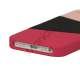 Farvelagt Triplex Slide Hard Plastic Cover Case til iPhone 5 - Pink