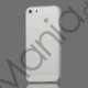 0.5mm Ultra Slim Small Checks Hard Case til iPhone 5 - Transparent