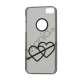 Mat Transparent Arrow of Love Hard Case iPhone 5 cover - Sort