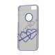 Mat Transparent Arrow of Love Hard Case iPhone 5 cover - Blå