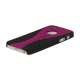 Aftagelig Goblet Hard Beskyttende Case til iPhone 5 - Sort / Rose