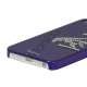 Svane Cadmieret Diamant Cover Case til iPhone 5 - Violet Lilla