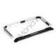 Luksus Aluminum Metal Bumper Ramme Case til iPhone 5 - Silver / Sort