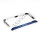 Luksus Aluminum Metal Bumper Ramme Case til iPhone 5 og 5S - Blå / Sort