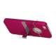 iPhone 5 Gummibelagt Hard Case med Stand - Rose