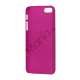 Gummibelagt Mat Hard Back Case til iPhone 5 - Rose