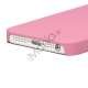 Gummibelagt Mat Hard Back Case til iPhone 5 - Pink