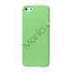 Gummibelagt Mat Hard Back Case til iPhone 5 - Grøn