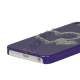 Hjerte Smykkesten Indlagt Galvaniseret Hard Case til iPhone 5 - Violet Lilla