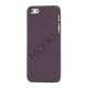 Frosted Hard Plastic Cover Case til iPhone 5 - Lilla