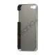 Tegneserie Graffiti Læder Coated Hard Case til iPhone 5 - Sort