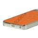 Tegneserie Graffiti Læder Coated Hard Case til iPhone 5 - Orange