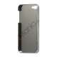 Tegneserie Graffiti Læder Coated Hard Case til iPhone 5 - Brun