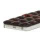 Square Gem Stone Smykkesten Hard Case iPhone 5 cover - Wine Red