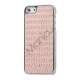 Krokodille Leather Skin Metalbelagt Hard Case iPhone 5 cover - Pink