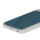 Krokodille Leather Skin Metalbelagt Hard Case iPhone 5 cover - Blå