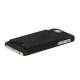 Mat Kreditkort Holder Plastic Case Cover til iPhone 5 - Sort