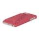 Mat Kreditkort Holder Plastic Case Cover til iPhone 5 - Pink