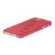 Flash Powder Hard Crystal Case Cover til iPhone 5 - Pink