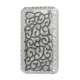 Hollow Palace Blomster Mønster Metalbelagt Hard Case iPhone 5 cover - Grå