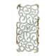 Hollow Palace Blomster Mønster Metalbelagt Hard Case iPhone 5 cover - Gold