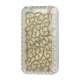 Hollow Palace Blomster Mønster Metalbelagt Hard Case iPhone 5 cover - Gold