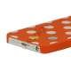 Farvet Polkaprik Hard Case iPhone 5 cover - Orange