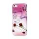 Red Roses og Ribbon Diamond Hard Plastic Case til iPhone 5