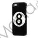 Billiards Sort Number 8 Ball Hard Case iPhone 5 cover