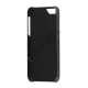 Carbon Fiber Læder Coated Plating Hard Case til iPhone 5