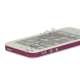 Plastic & TPU Hybrid Bumper Ramme Case til iPhone 5 - Lilla / Hvid